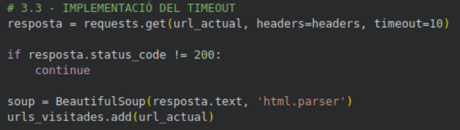 Pas 4 - Desat del JSON amb el scraper
